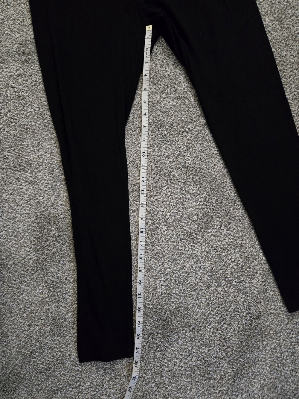 Wild Fable Women's Black Solid Ankle Leggings M Yoga Stretch Elastic Waist - Picture 4 of 5